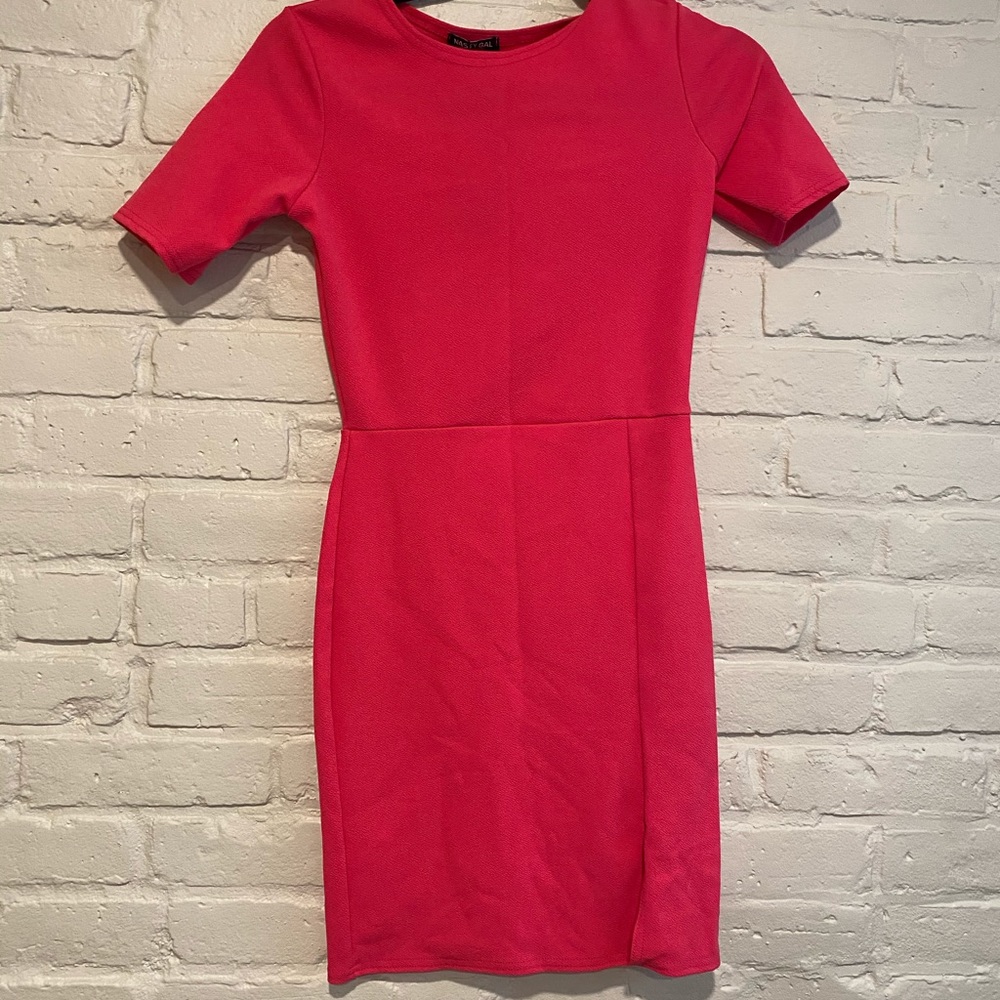 Hot pink NastyGal Dress